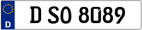 Truck License Plate